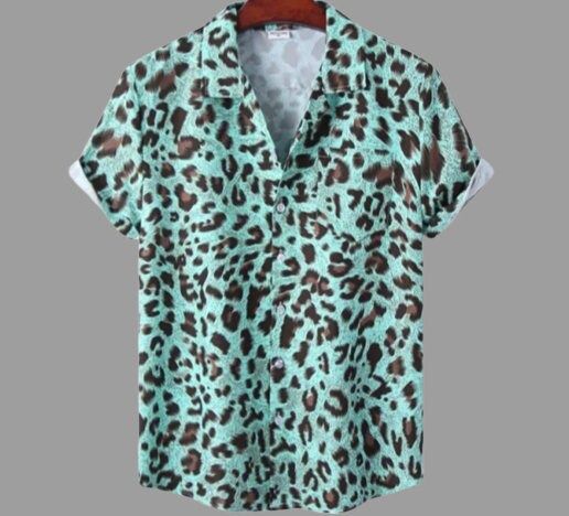 Handmade Retro Paradise Short Sleeve Shirt