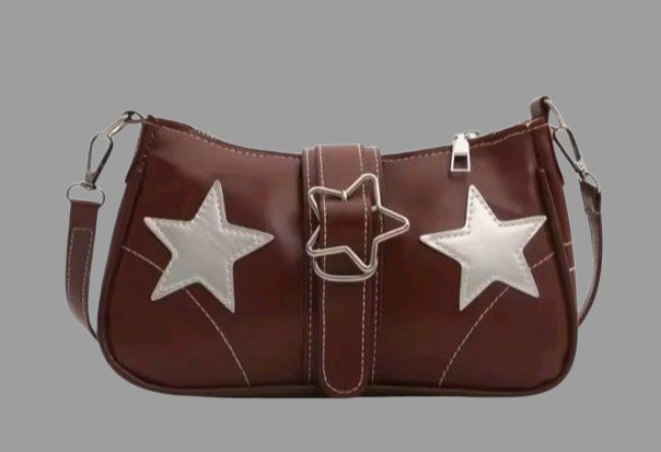 Stellar Snap Faux Leather Handbag