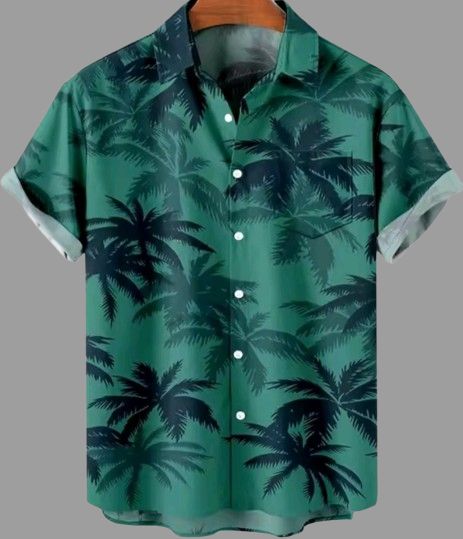 Handmade Retro Paradise Short Sleeve Shirt