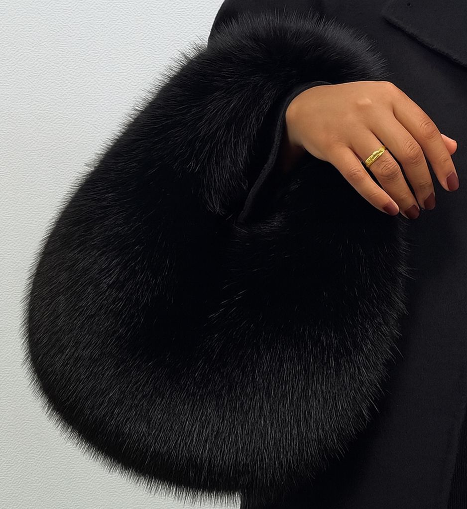Luxury Faux Fur Handbag