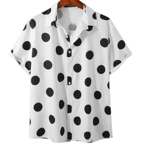 Handmade Polka Dot Paradise Short Sleeve Shirt