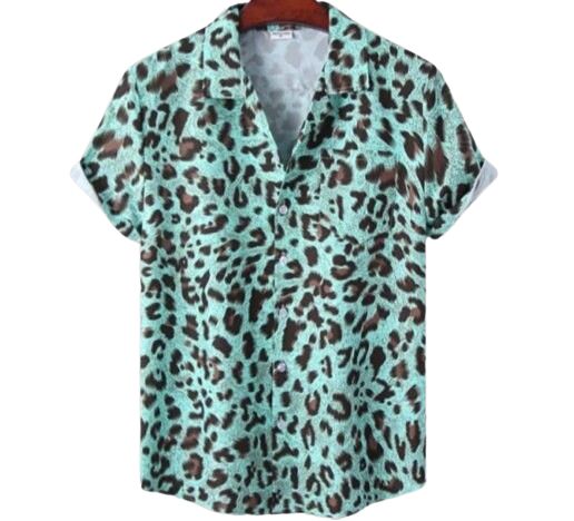 Handmade Retro Paradise Short Sleeve Shirt