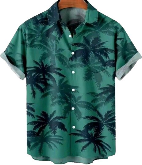 Handmade Retro Paradise Short Sleeve Shirt