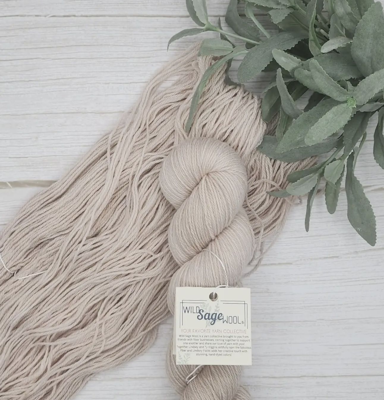 Wild Sage Wool Rosemary, Color Name: Almond Bark