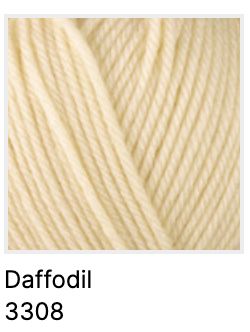 Berroco Ultra Wool Worsted, Color Name: 3308 Daffodil