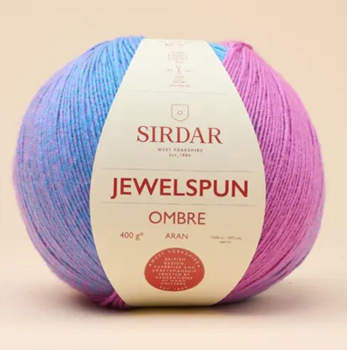 Jewelspun Aran Ombre, Color Name: 109 Dazzling Dusk