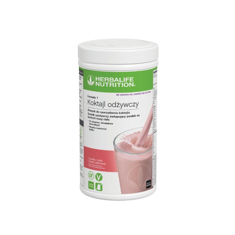 Koktajl Herbalife o smaku malin i białej czekolady 500 g