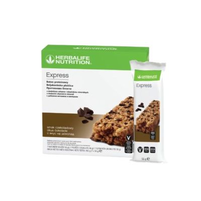 Baton proteinowy Herbalife o smaku gorzkiej czekolady (7 szt.)