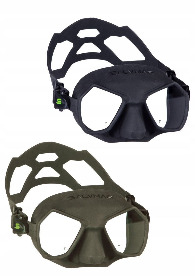 Maska do nurkowania, freedivingu, okulary HATHOR czarna