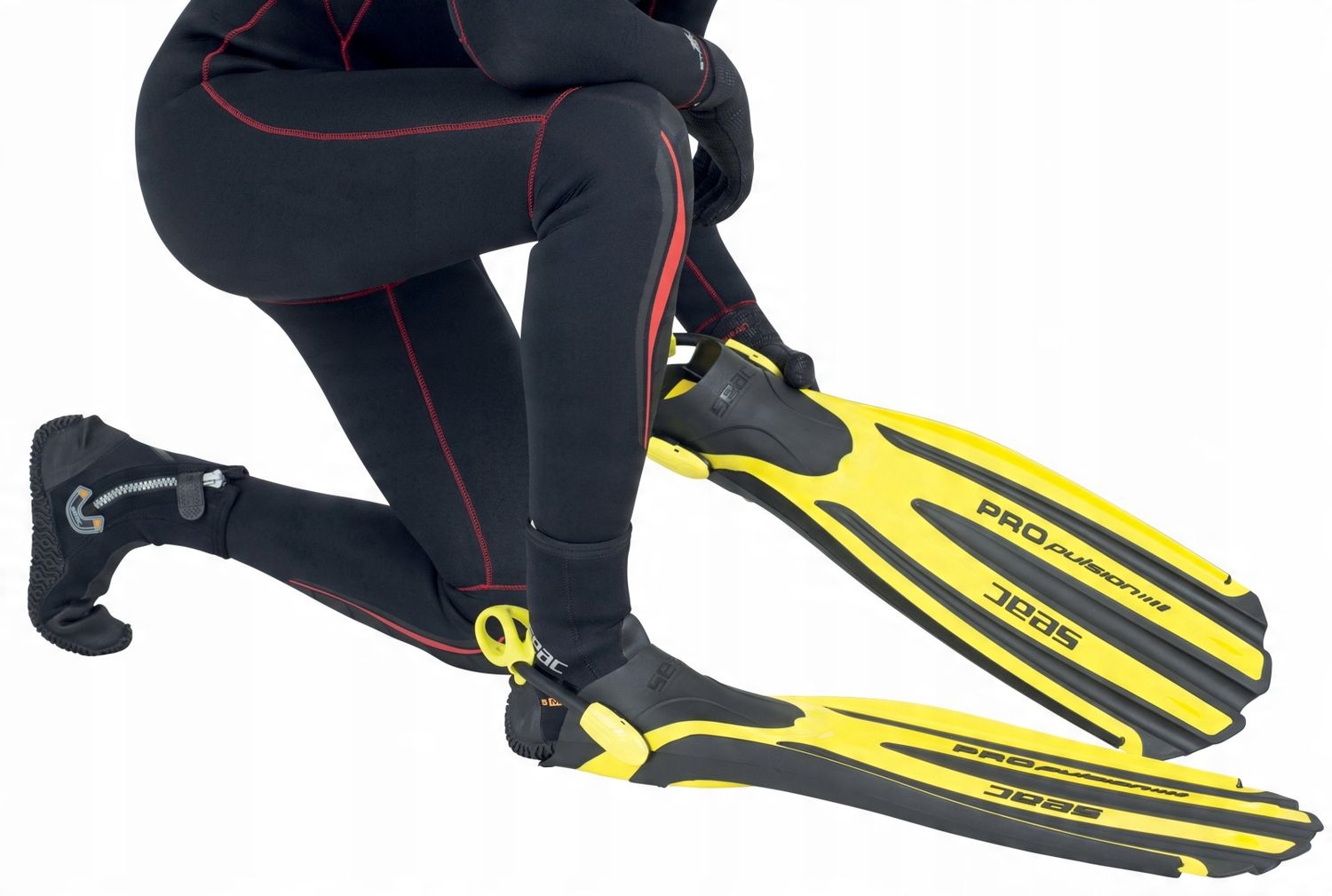 Płetwy Seac Propulsion L/XL 43-46 żółte