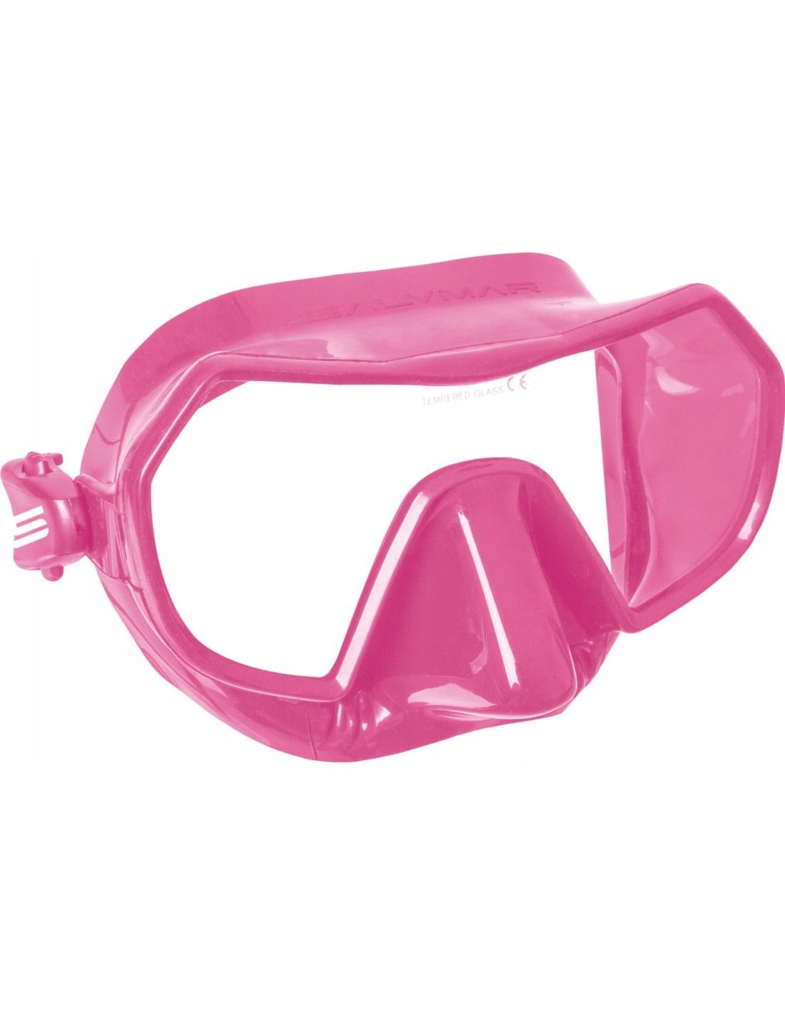 Maska do nurkowania, freedivingu, okulary Salvimar ENDLESS różowa