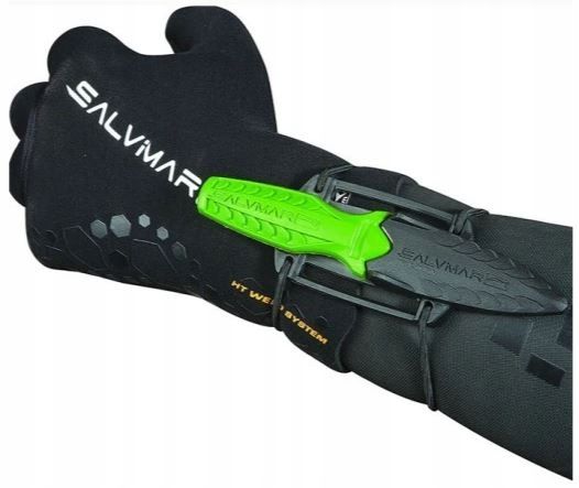Nóż nurkowy Salvimar Predathor czarny 16 cm