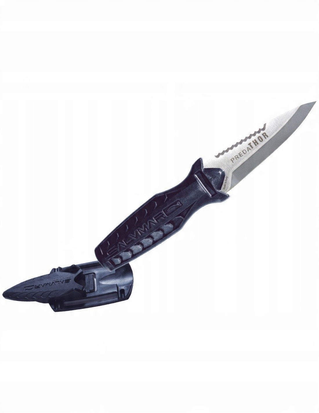 Nóż nurkowy Salvimar Predathor czarny 16 cm