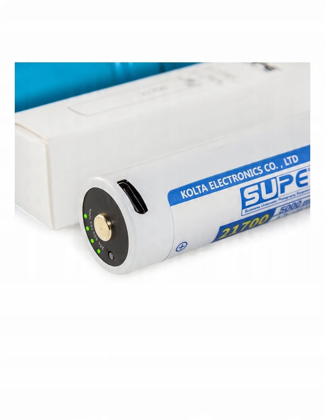 Akumulator Li-ion 18650 Ładowany USB typ C (3000mAh, 3,7V,)
