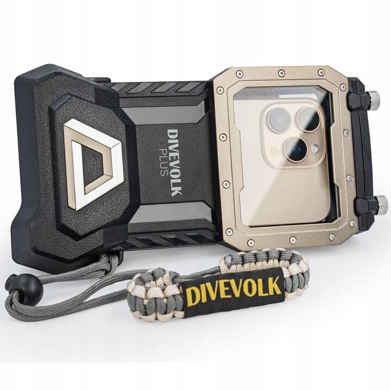 Etui wodoodporne DIVEVOLK PLUS do Apple SeaTouch 4 Max czarny