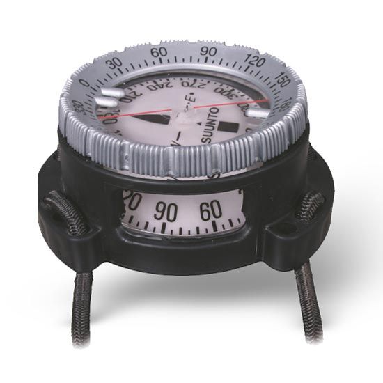 Kompas Suunto SK-8 z bungee srebrny bezel