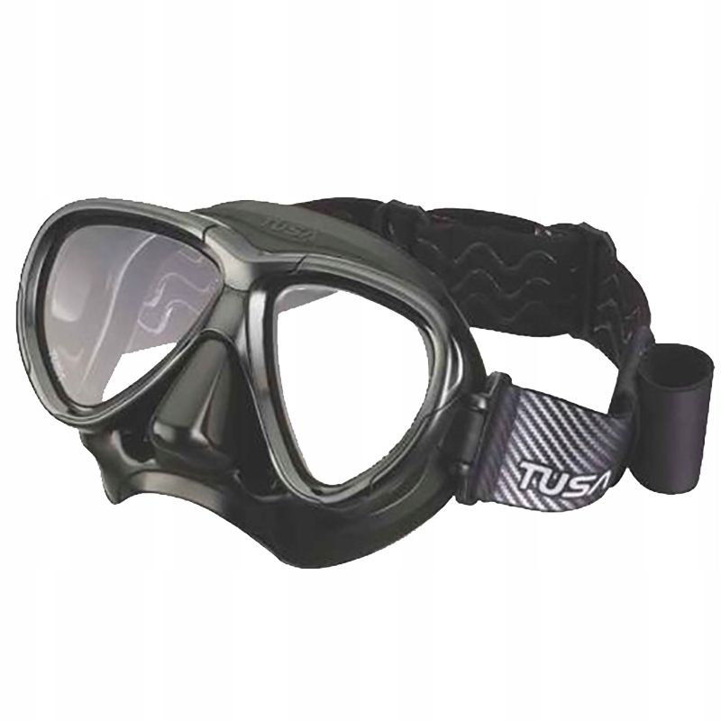 Maska TUSA INTEGA M-2004F QBBK czarny silikon - czarna ramka