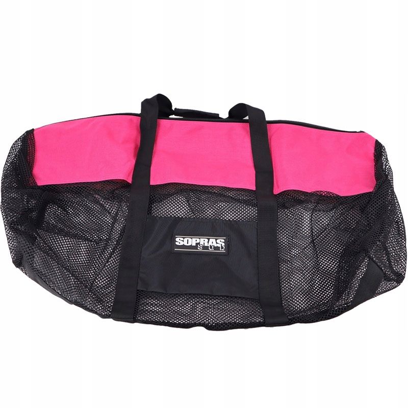Torba siatkowa SoprasSub Mesh Bag czarno-różowa