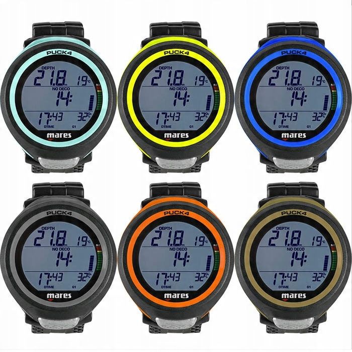 Komputer nurkowy Mares PUCK 4 aqua blue