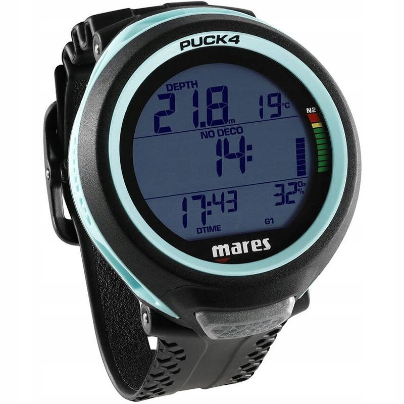 Komputer nurkowy Mares PUCK 4 aqua blue