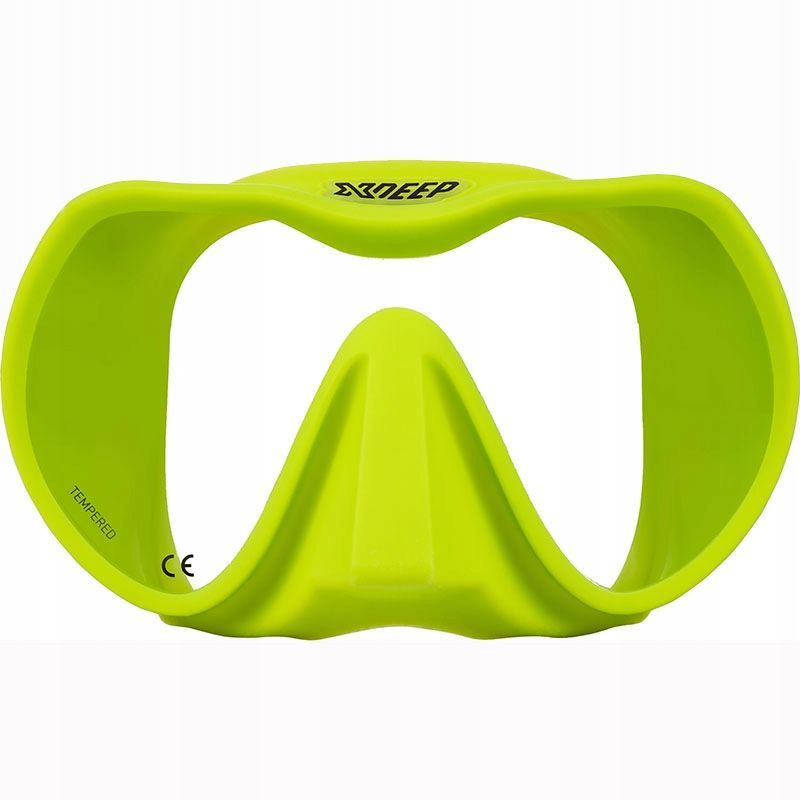Maska XDeep Frameless limonkowy silikon
