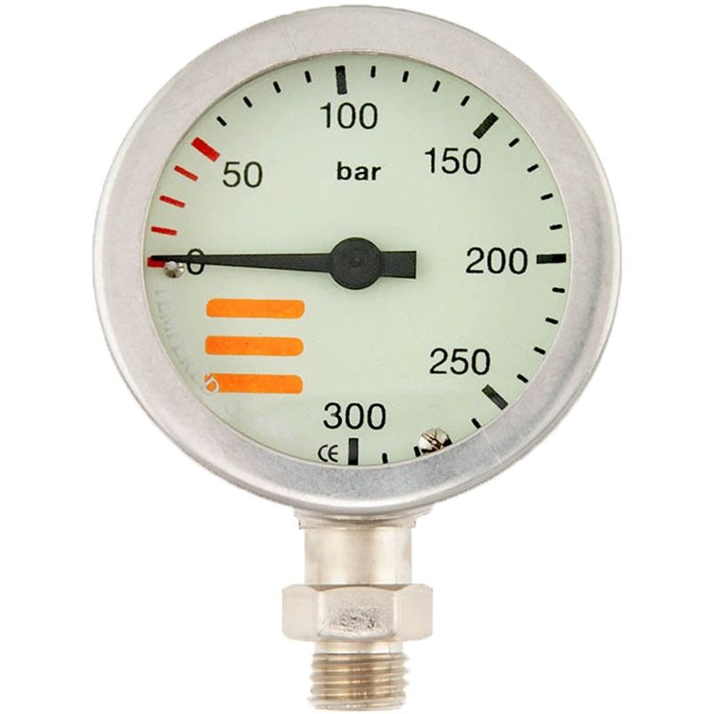 Manometr nurkowy Tecline 300 bar o średnicy 52 mm