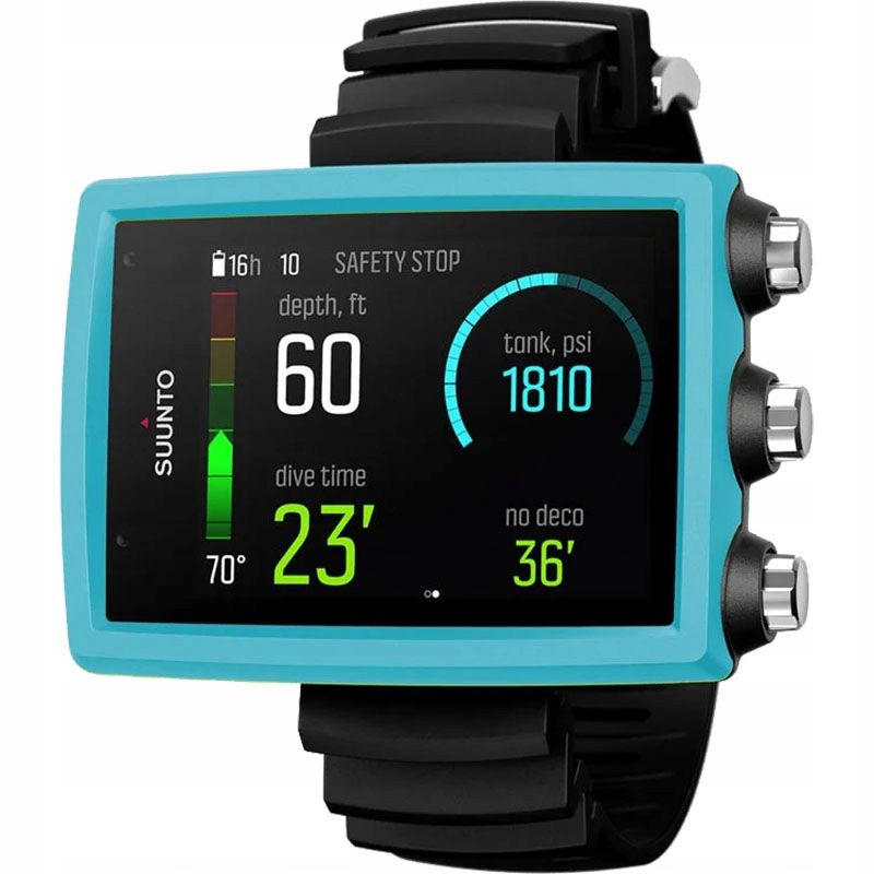 Komputer nurkowy Suunto EON Core czarny niebieska ramka