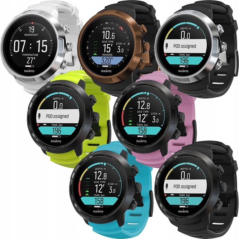 Komputer nurkowy Suunto D5 Lime limonkowy