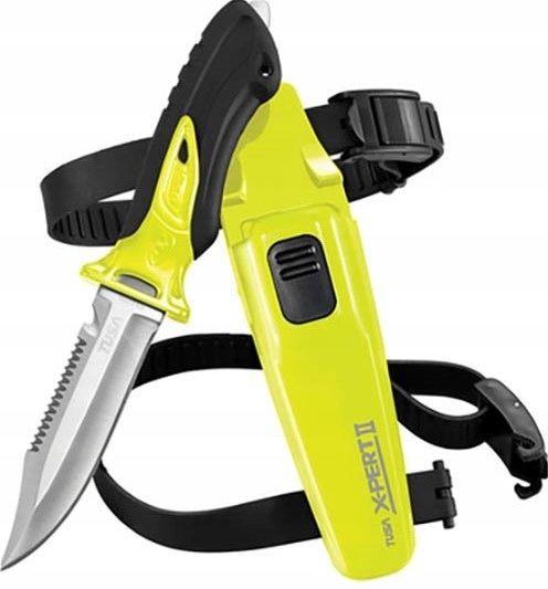 Nóż nurkowy TUSA X-PERT II FK-910 żółty