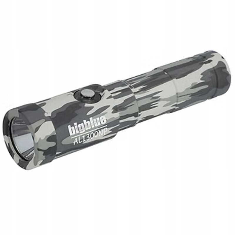 Latarka nurkowa Big Blue AL1300NP-CGY CAMO 1300Lm 10 stopni szara