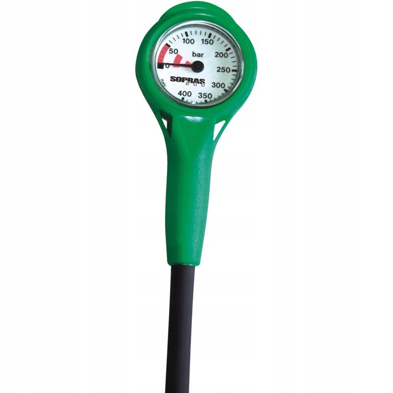 Manometr tlenowy 02 SoprasSub UltraLight 400 bar z wężem HP 80 cm