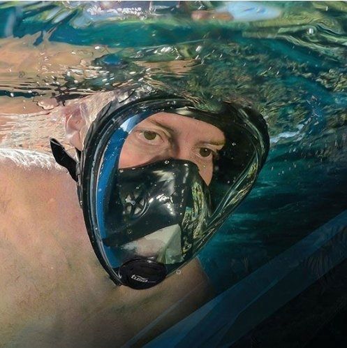 Maska pełnotwarzowa do snorkelingu TUSA UM8001 rozmiar M/L