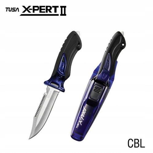 Nóż nurkowy TUSA X-PERT II FK-910 sharp tip czarny