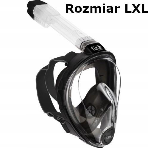 Maska pełnotwarzowa do snorkelingu TUSA UM8001 rozmiar L/XL