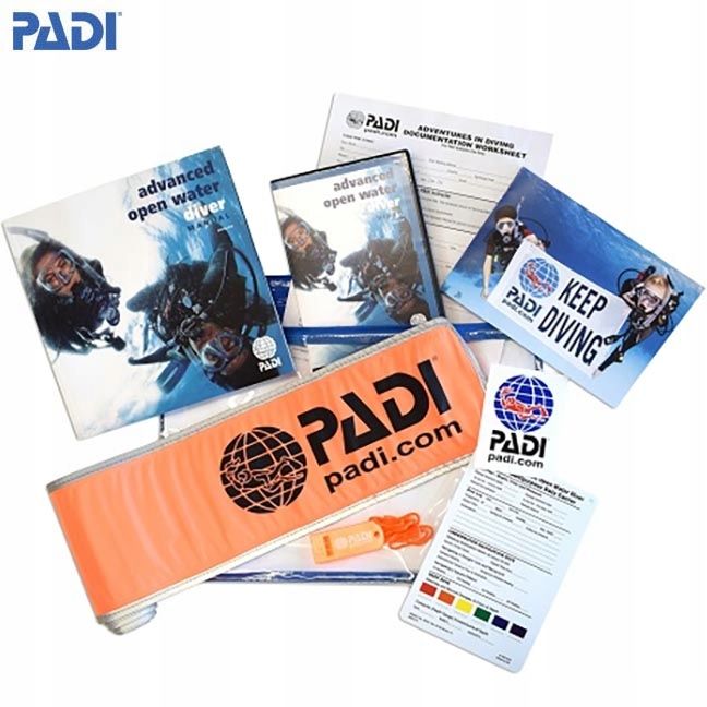 Zestaw materiałów PADI AOWD CrewPack wersja PL