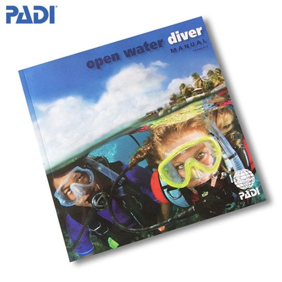 Podręcznik książka PADI OWD Manual + RDP wersja PL
