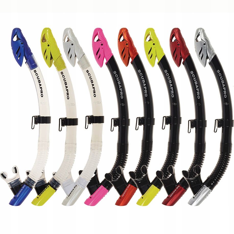 Fajka Scubapro Spectra Dry czarno-żółta
