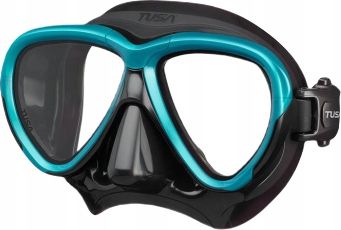 Zestaw TUSA Maska Intega M2004 z Fajką SP-0101 czarno-turkusowy