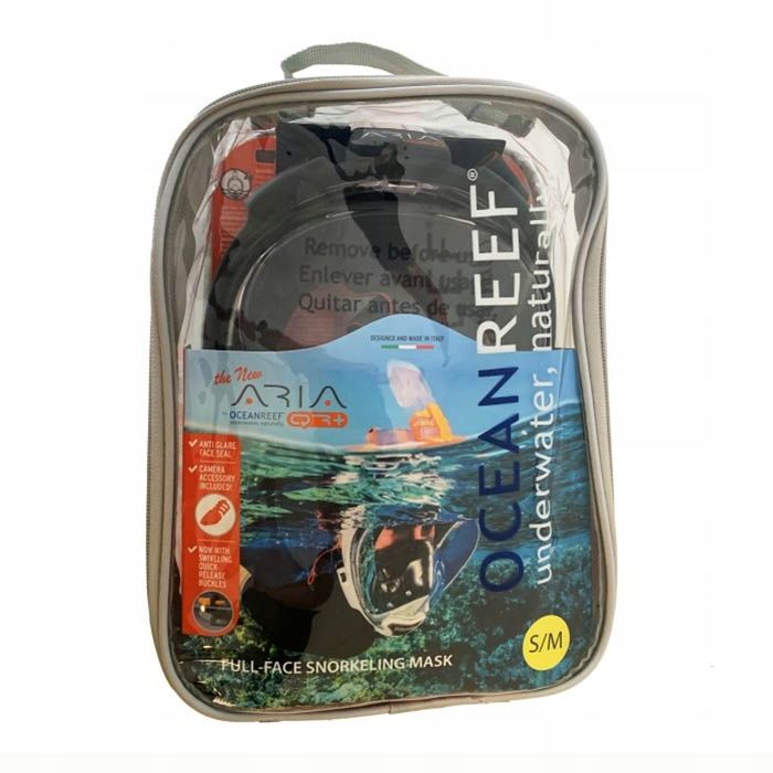 Maska pełnotwarzowa Ocean Reef ARIA QR+ biała L/XL