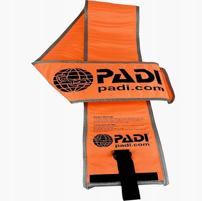 Bojka nurkowa dekompresyjna PADI + gwizdek