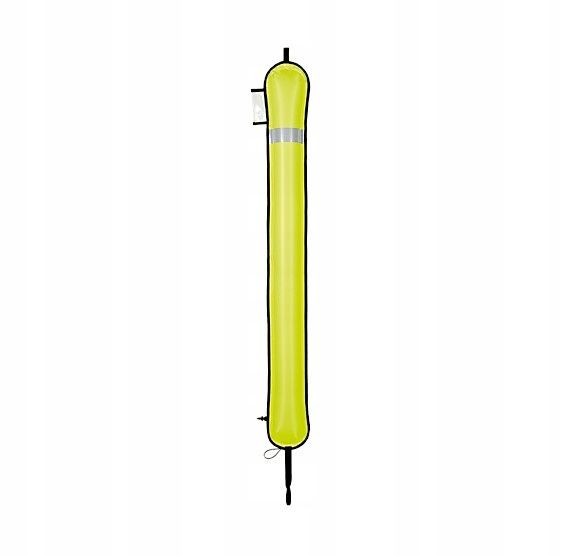 Bojka dekompresyjna XDeep 140 cm zamknięta żółta