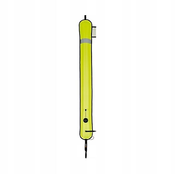 Bojka dekompresyjna XDeep 140 cm zamknięta żółta