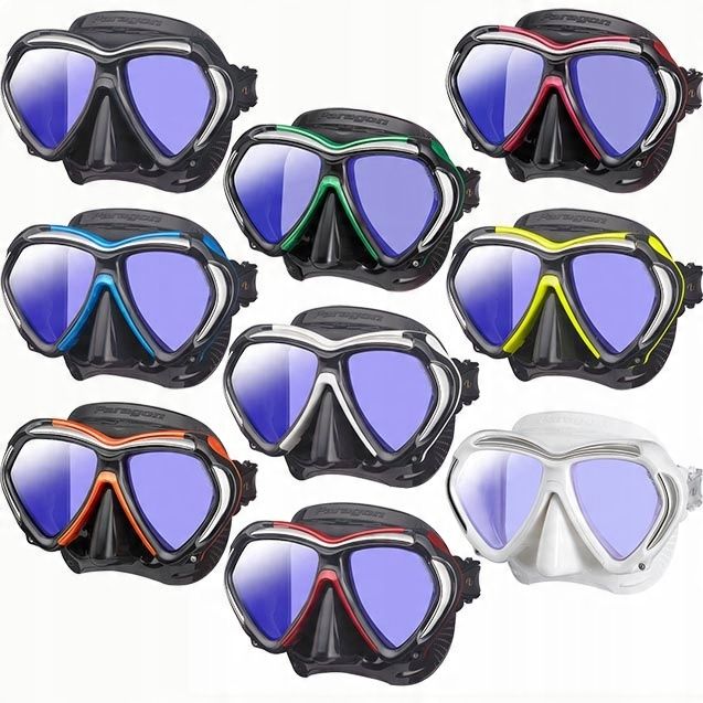 Maska TUSA PARAGON M 2001SQB FBA czarno-niebieska