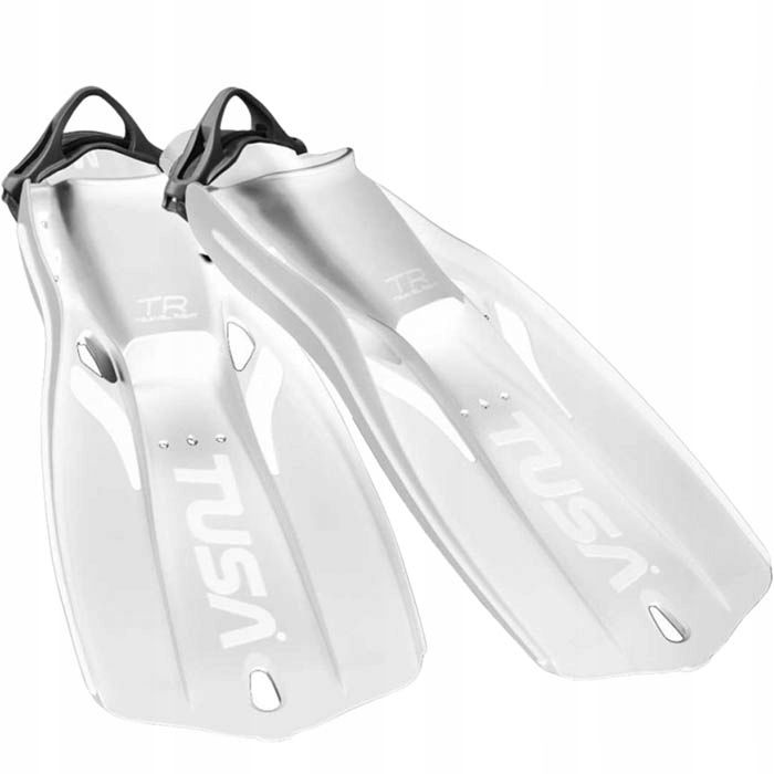 Płetwy TUSA Travel Right z bungee białe XS/33-37