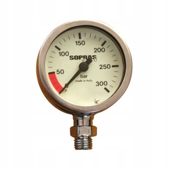 Manometr nurkowy SoprasSub TEC 300 bar 52 mm