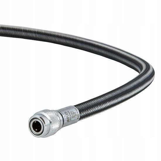 Wąż do inflatora Miflex XTR 15 cm czarny