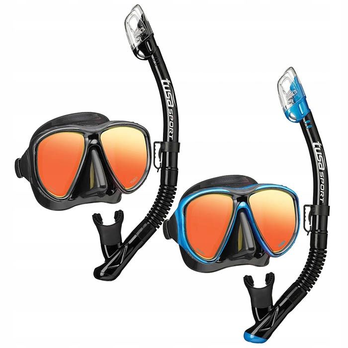 Zestaw TUSA Powerview UC-2425 Mirror czarno-niebieski
