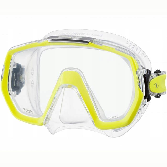 Maska Tusa Freedom Elite M-1003 przezr.-cytrynowa
