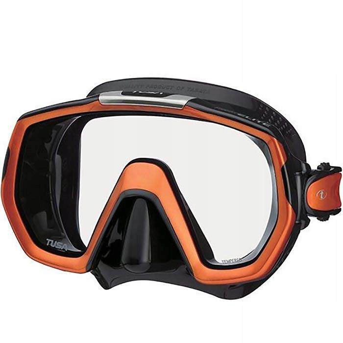 Maska Tusa Elite M-1003 QBEO czarno-pomarańczowa