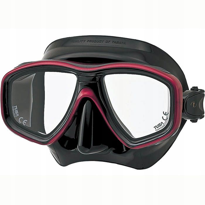 Maska TUSA CEOS M-212 QB-MDR czarno-bordowa